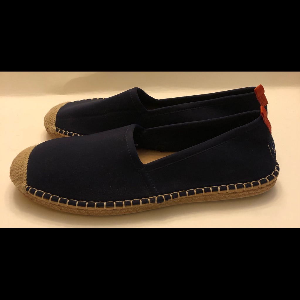 Sea Star Navy Espadrilles Size 10 Excellent Preowned Condition
